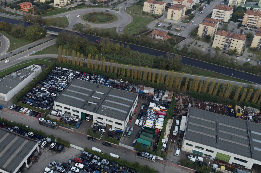 Vista aerea dell’impianto Giorgi